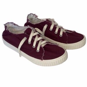 Madden girl Marisa Burgundy Sneakers size women’s 7.5